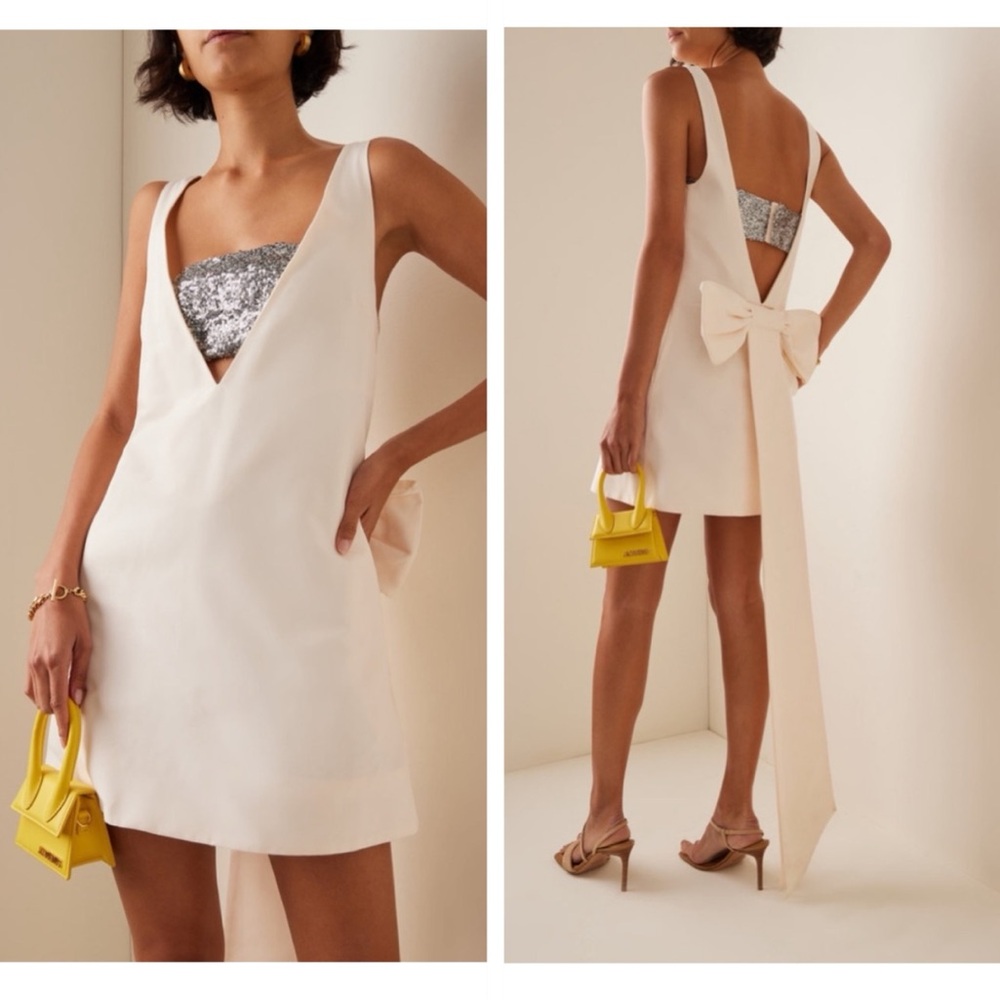 Staud Irie Ivory Mini Dress NWT